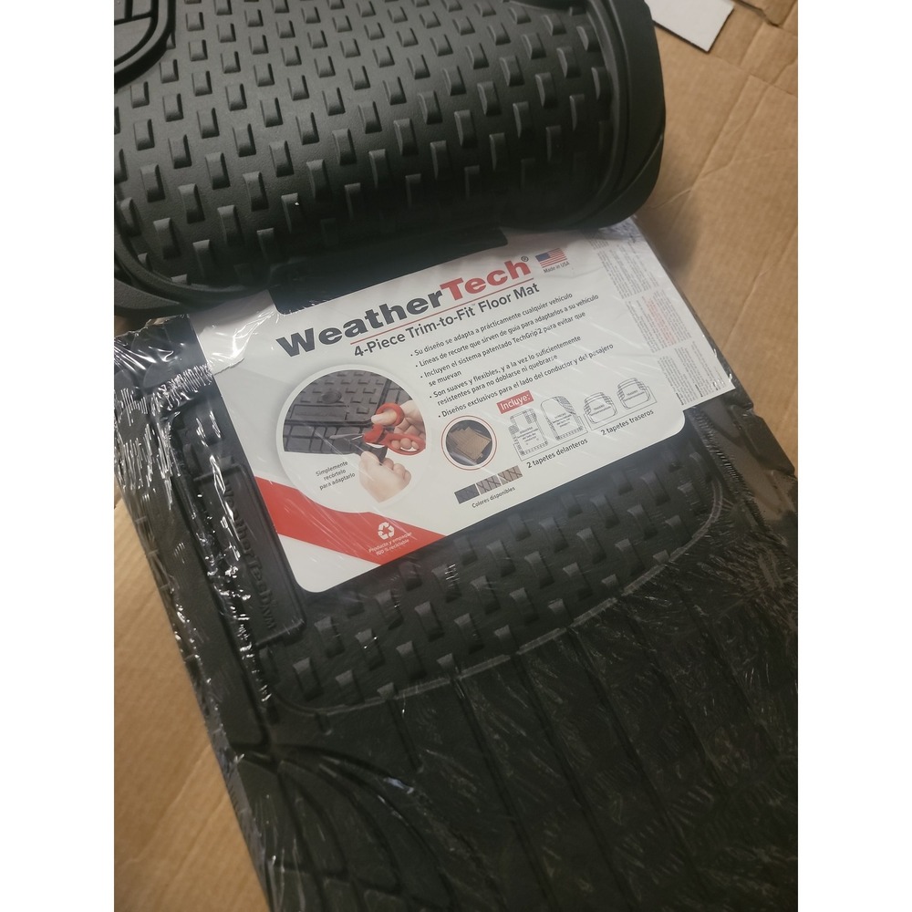 Weathertech 11AVMSB: Front & Rear All-Vehicle Mats -Universal Fit -Black NEW